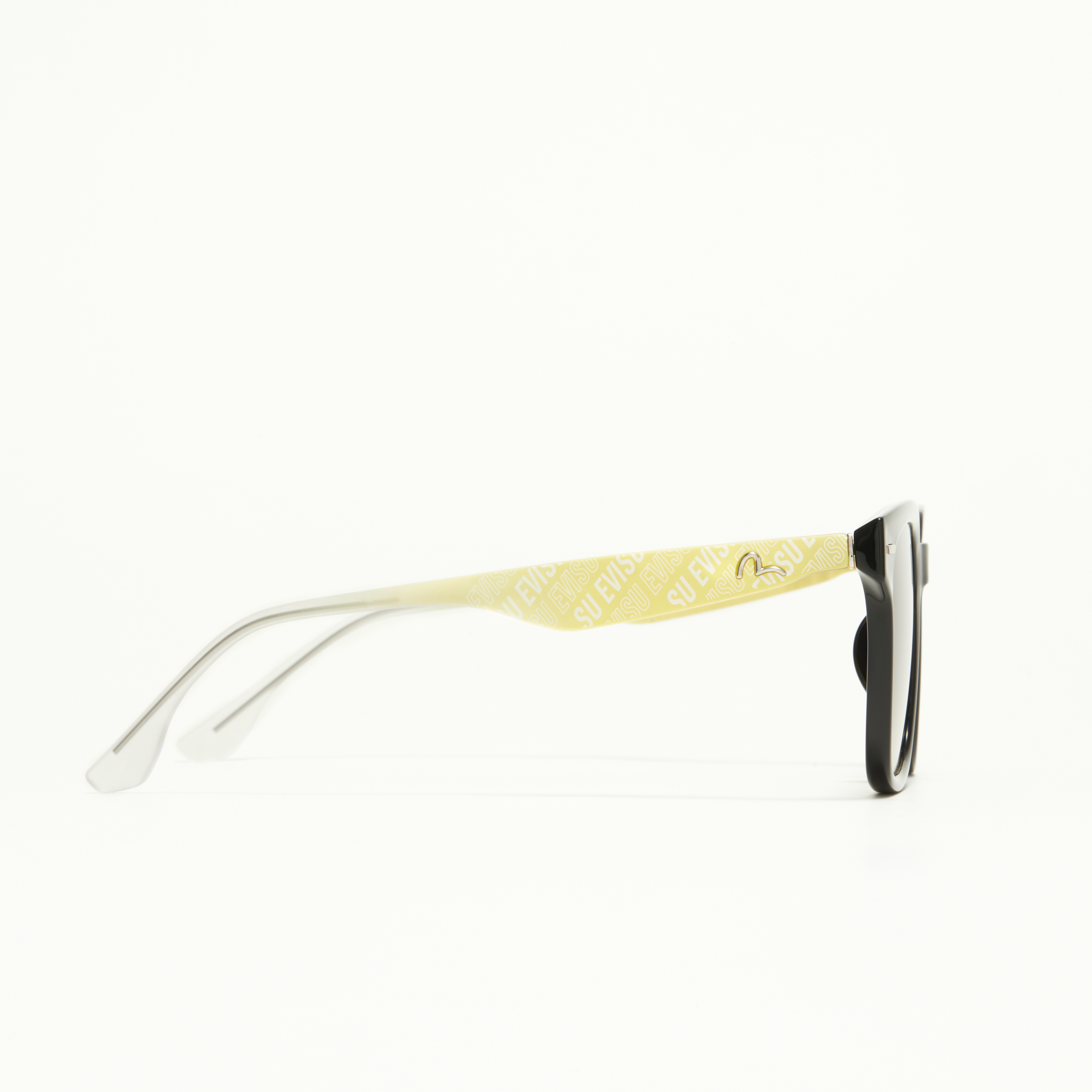 MONOGRAM PRINT TEMPLE SQUARE SUNGLASSES - 1