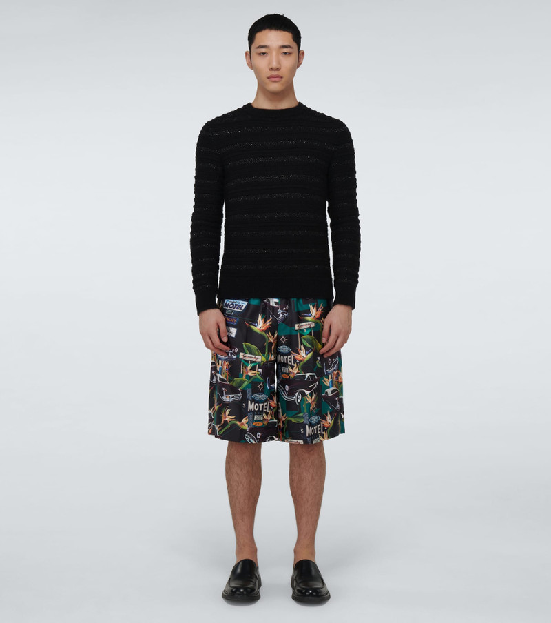 Givenchy 자동차 인쇄 직선 다리 반바지 outlook