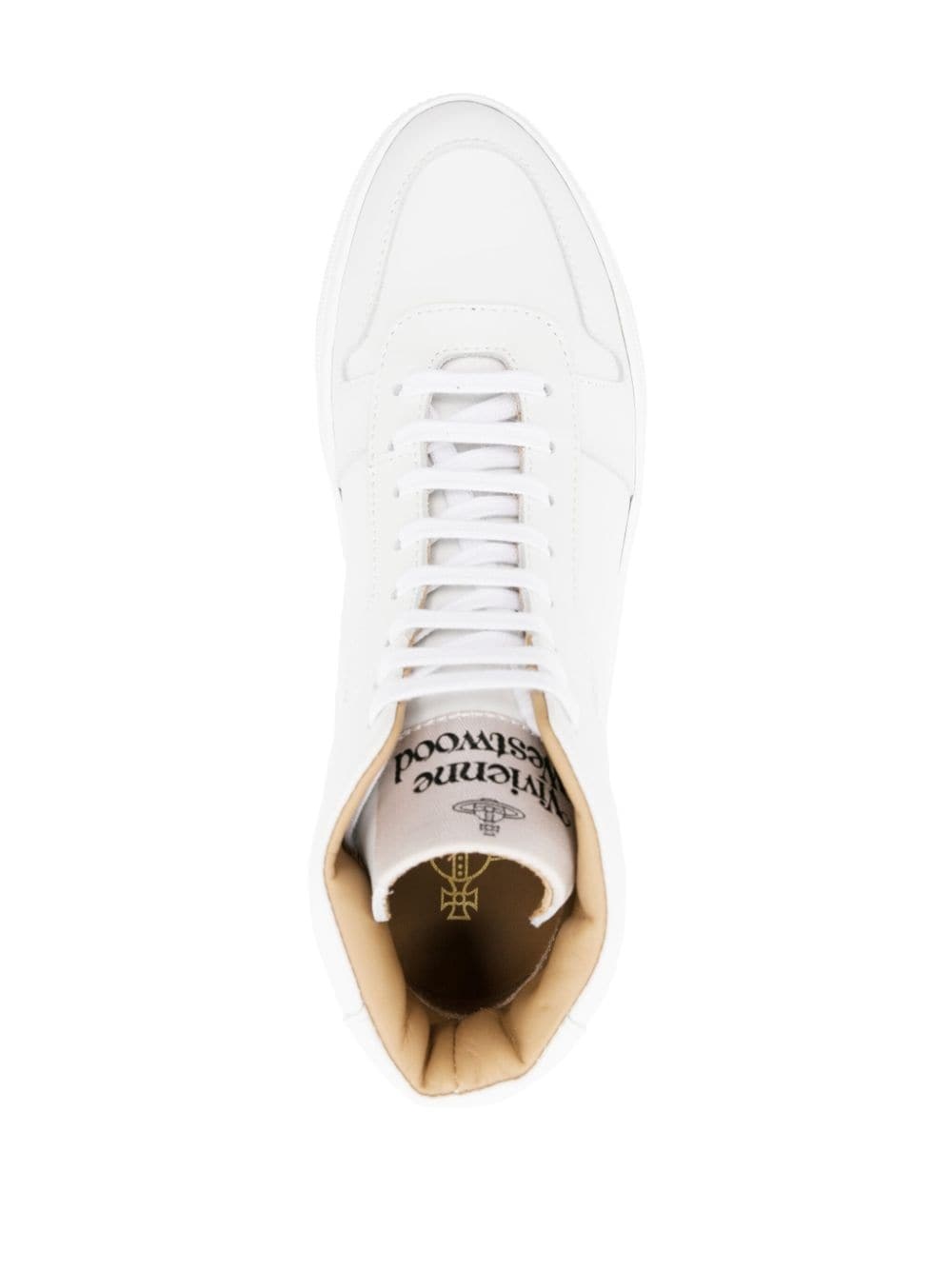 Orb leather high-top trainers - 4