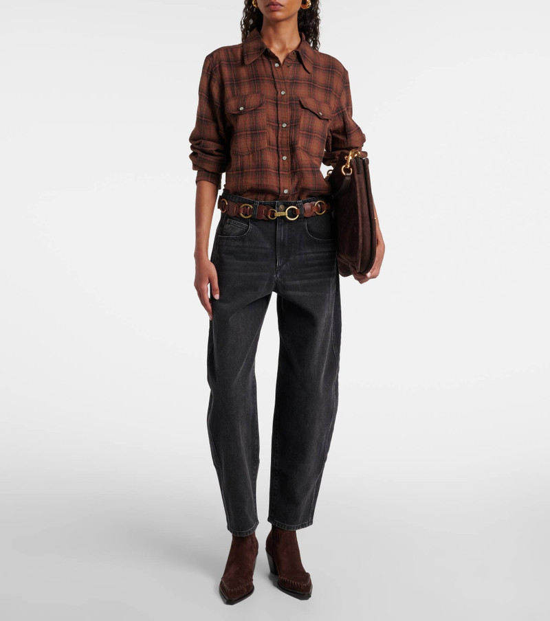 JIMMY CHOO Cece 60 suede cowboy boots outlook