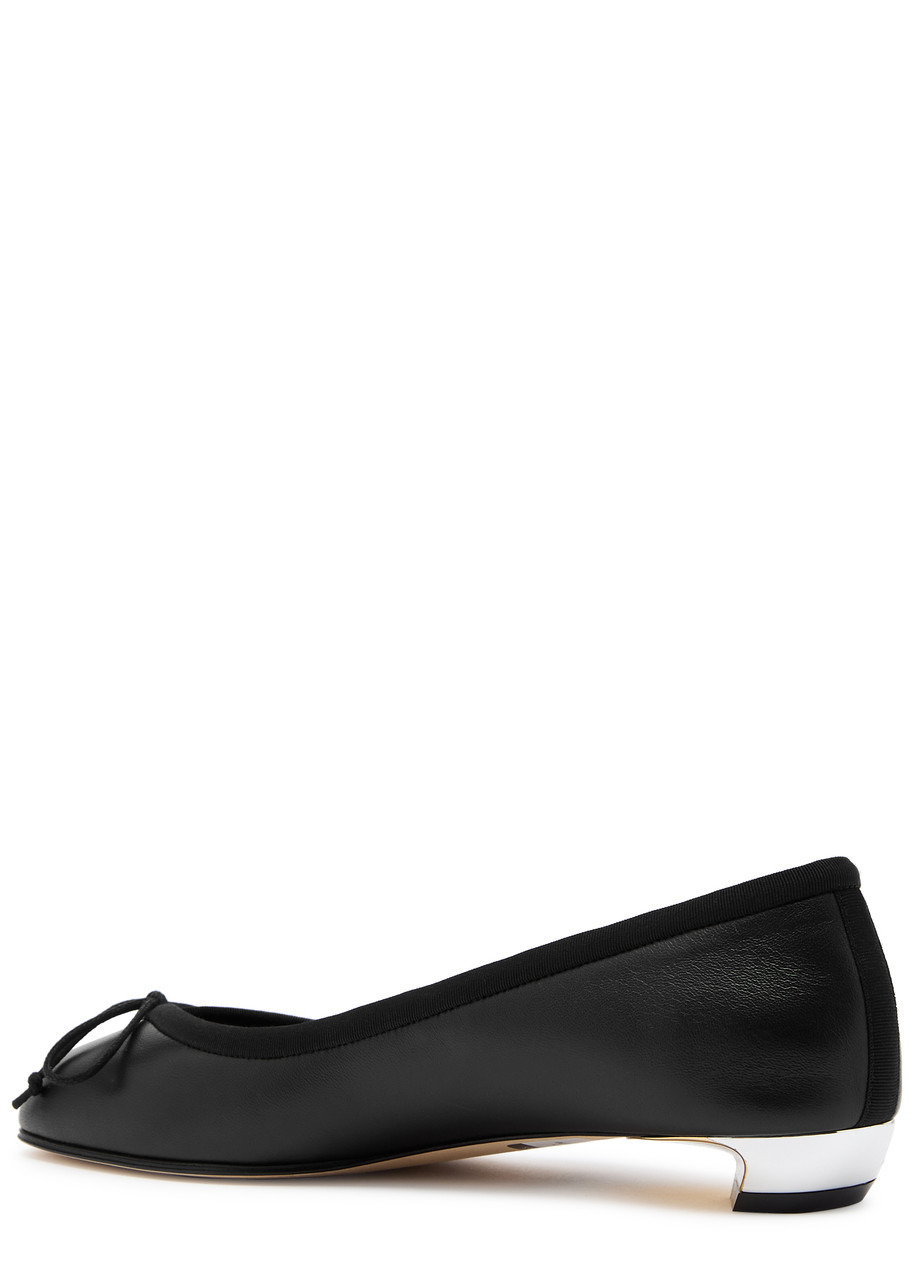 Alexander Mcqueen Armadillo 20 Leather Ballet Pumps - 2