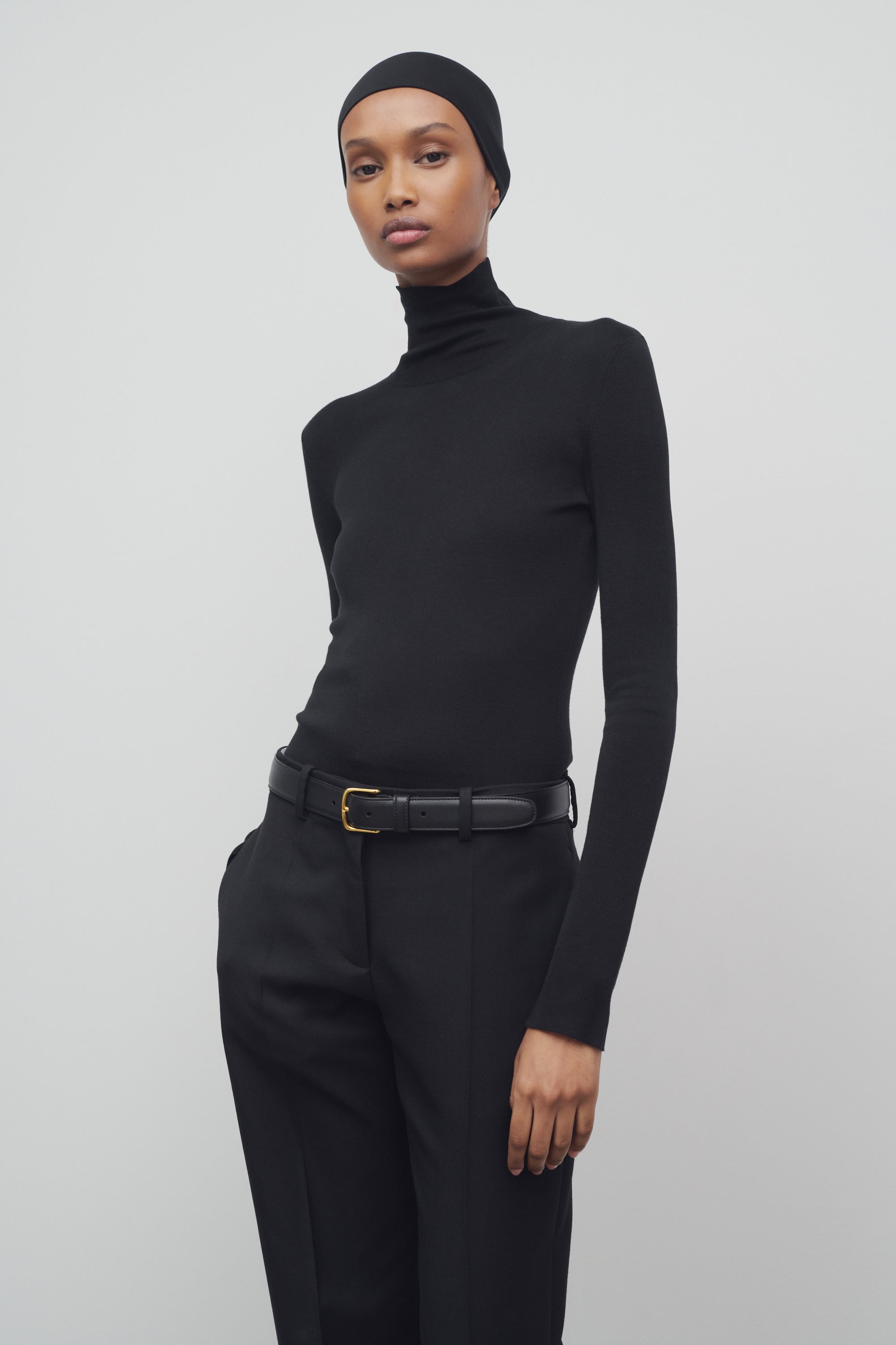 Imli Turtleneck in Silk - 3