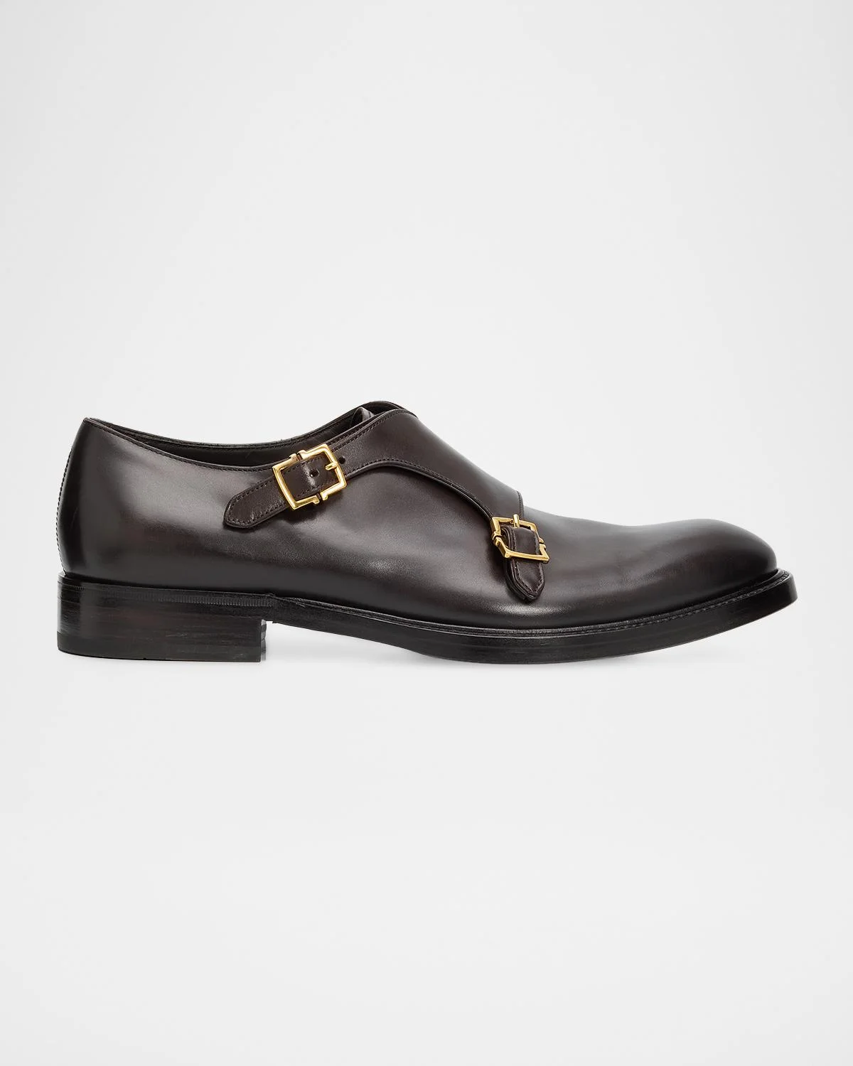 Men's Tramezza Double Monk-Strap Leather Shoes - 1