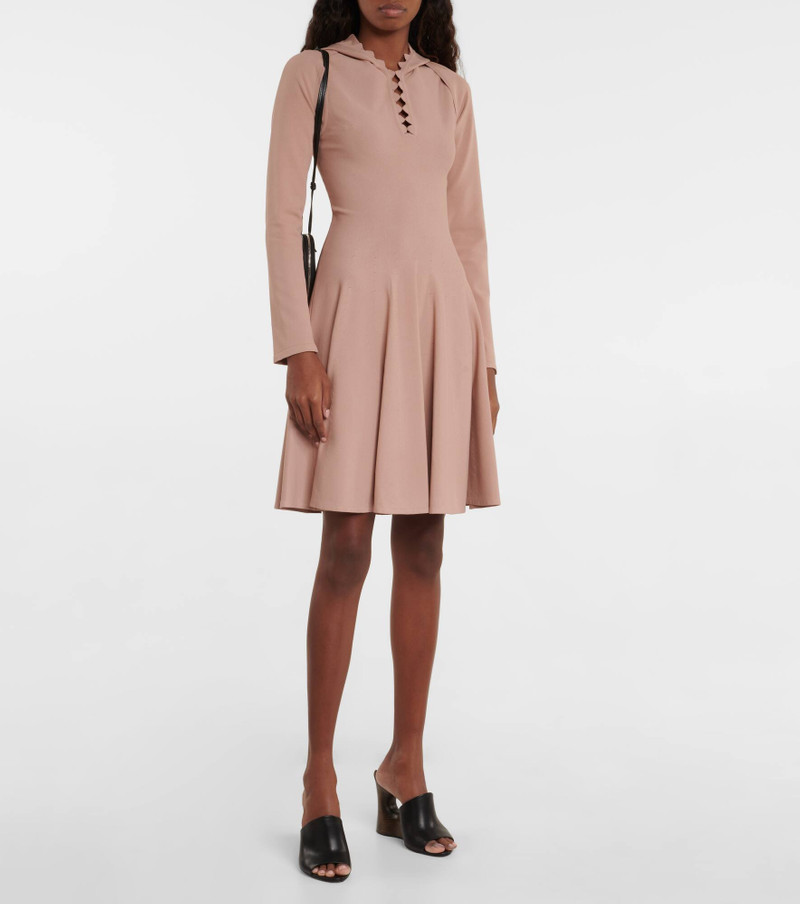 Hooded knit minidress 6