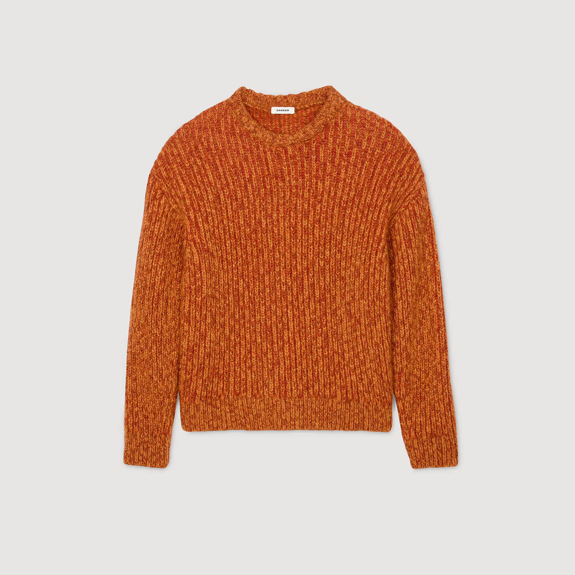 ROUND NECK LONG-SLEEVE SWEATER - 6
