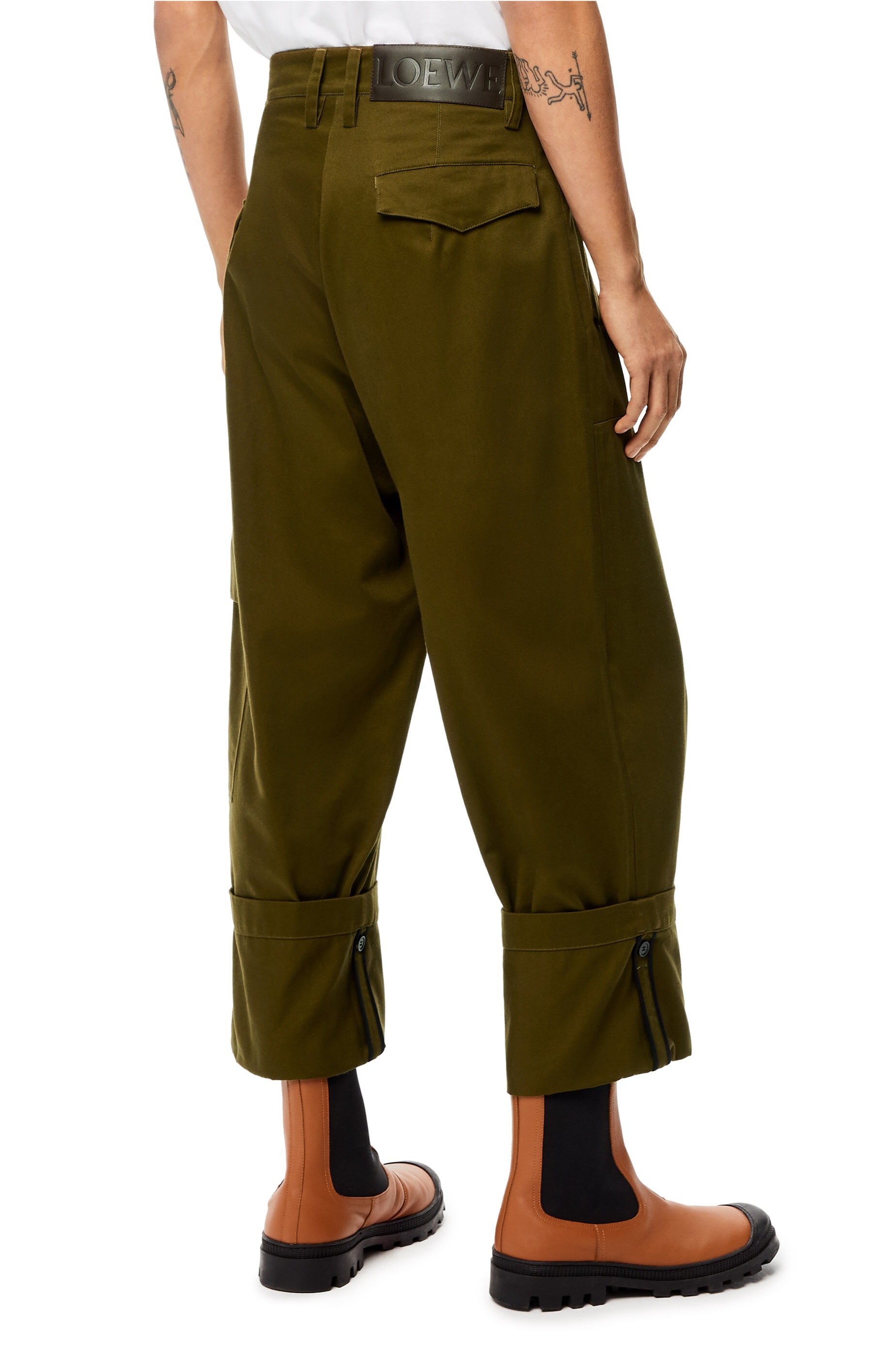 Cargo trousers in cotton - 4