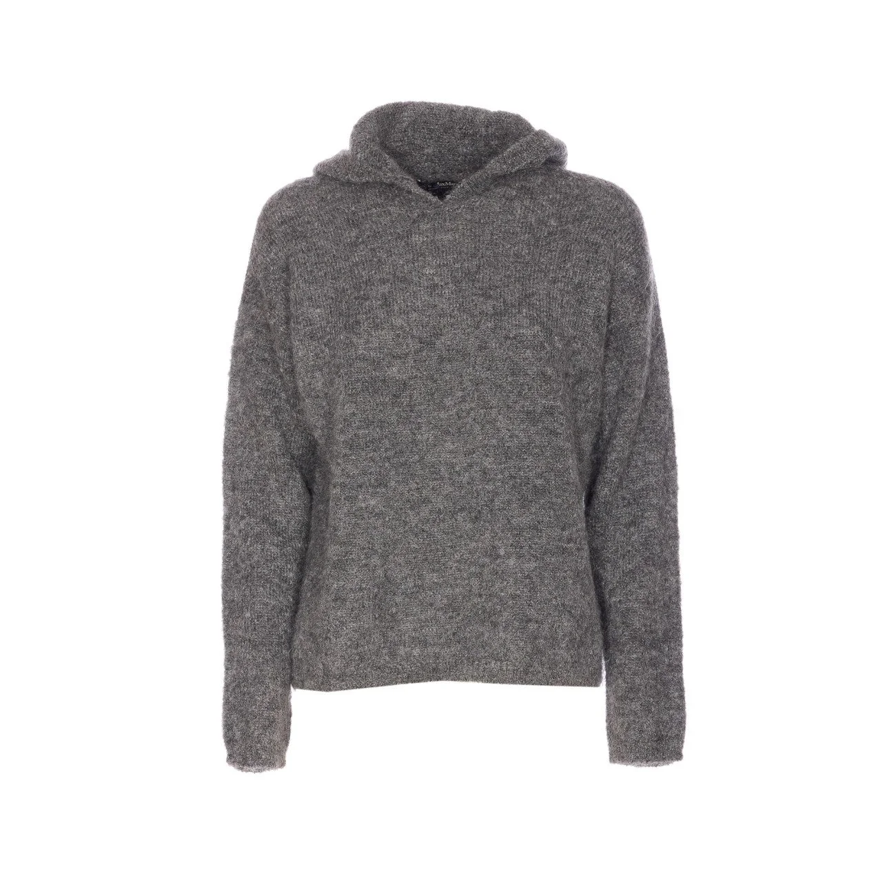 S Max Mara Women Attuale Wool Sweatshirt With Hood - 1
