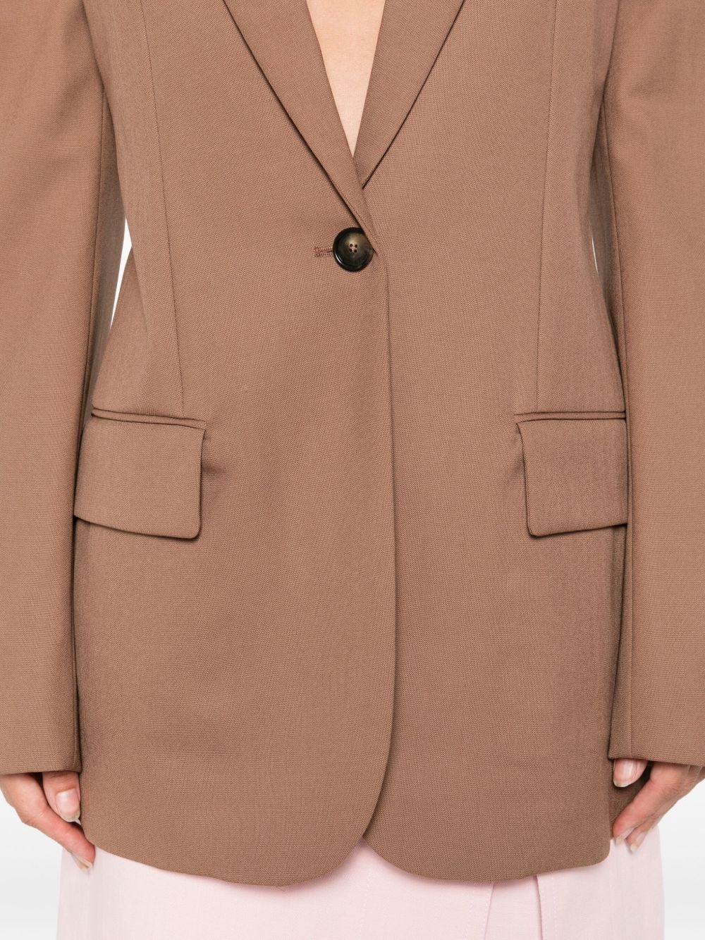single-button blazer - 5
