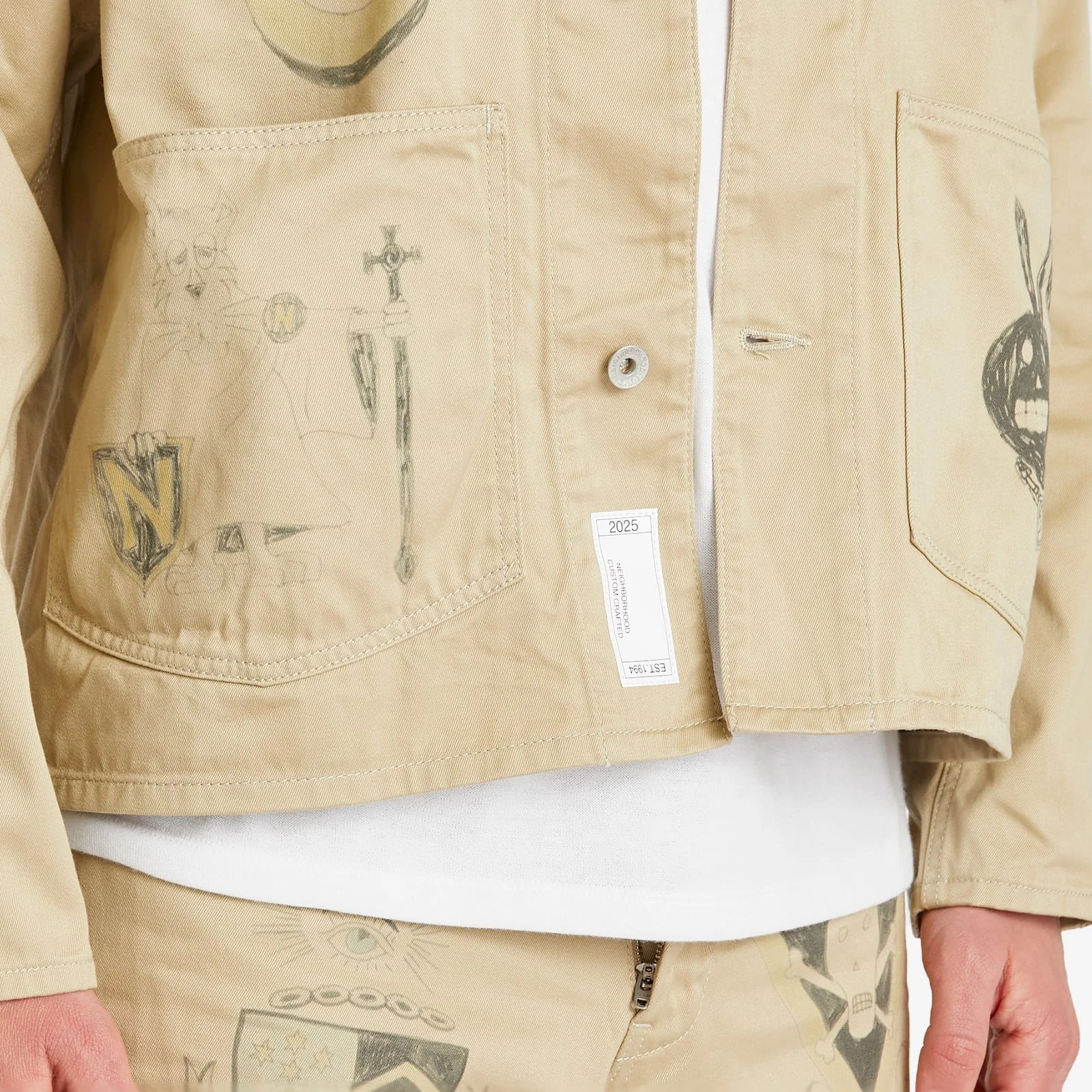 NEIGHBORHOOD Neighborhood Memorial Coverall Jacket | REVERSIBLE