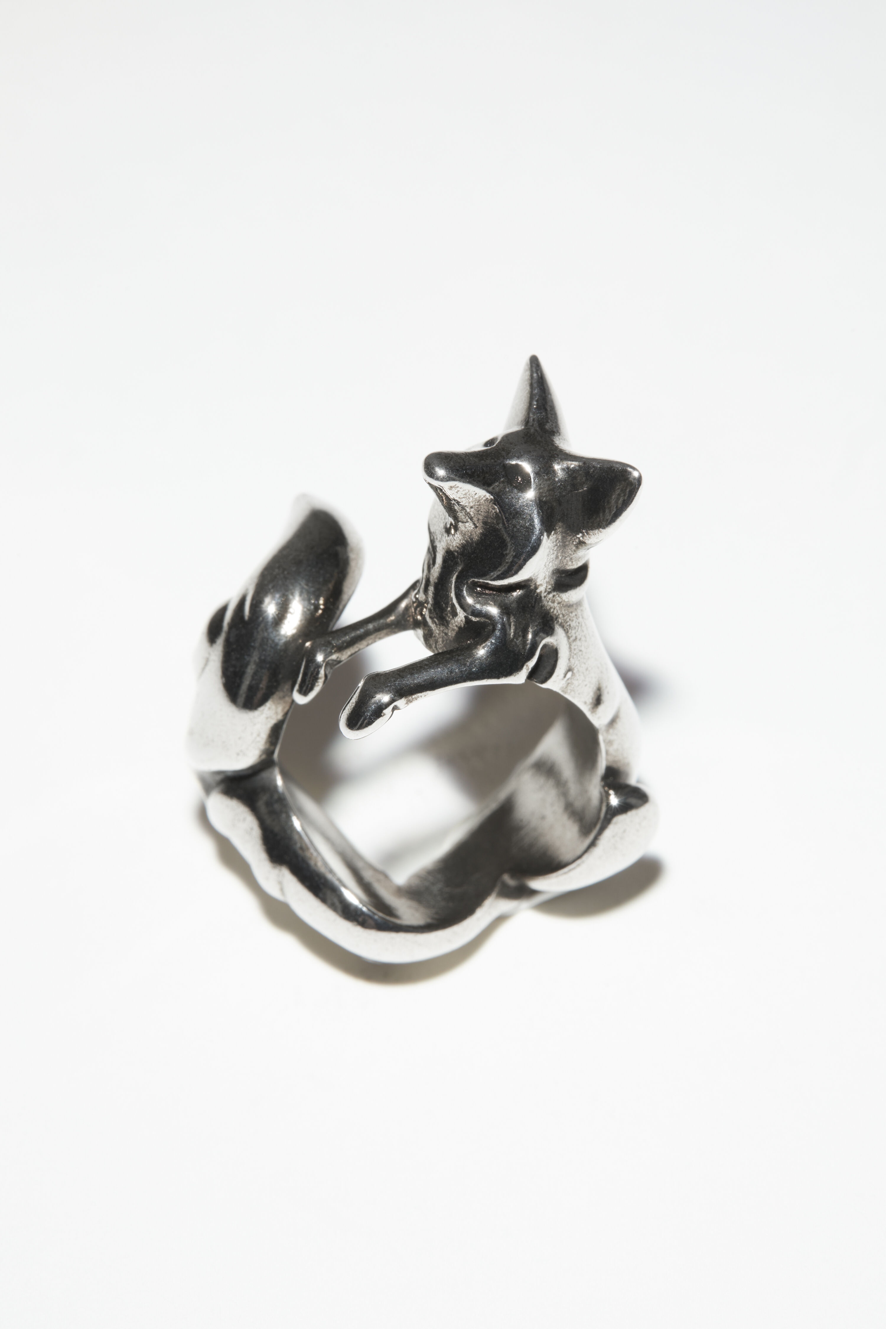 Fox ring - Antique Silver - 4