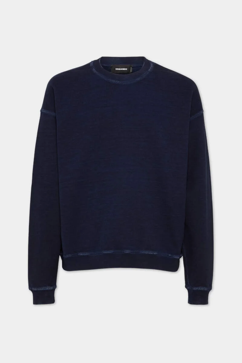 RELAX FIT JEANS PATCH CREWNECK - 1