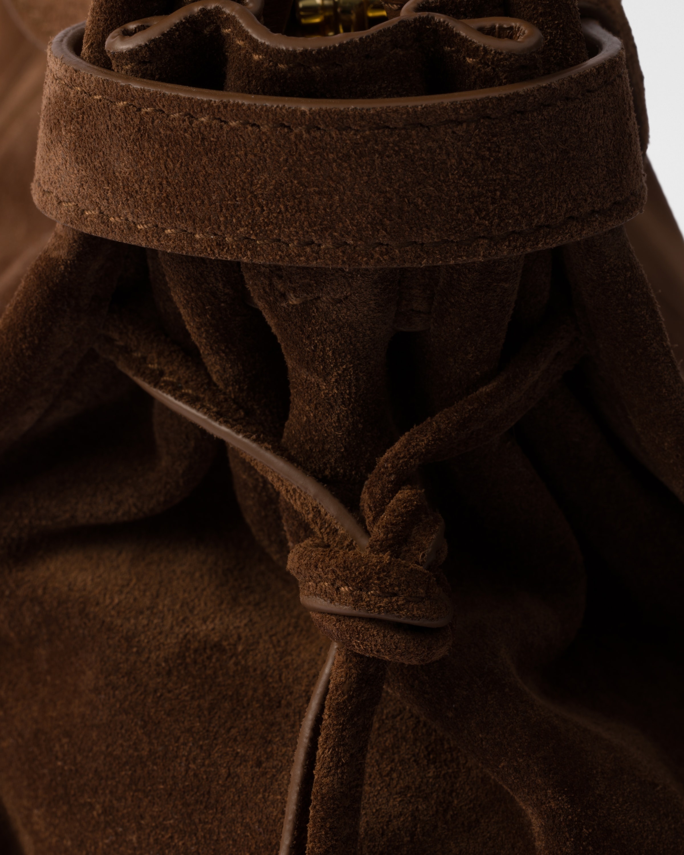 Large suede handbag - 6