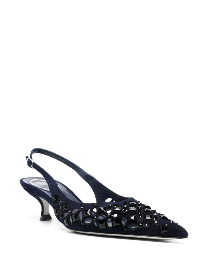 RENE CAOVILLA 45mm laser-cut pumps outlook
