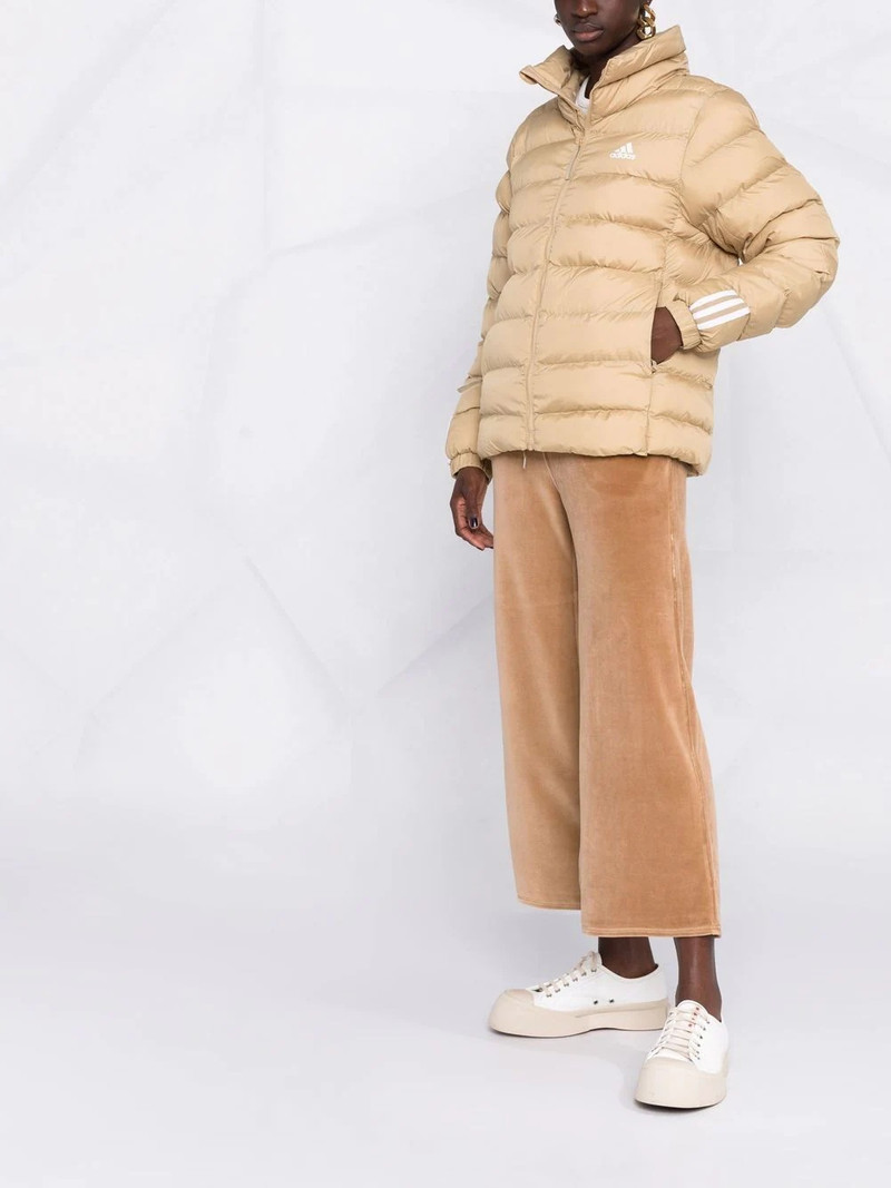 embroidered-logo padded jacket 6