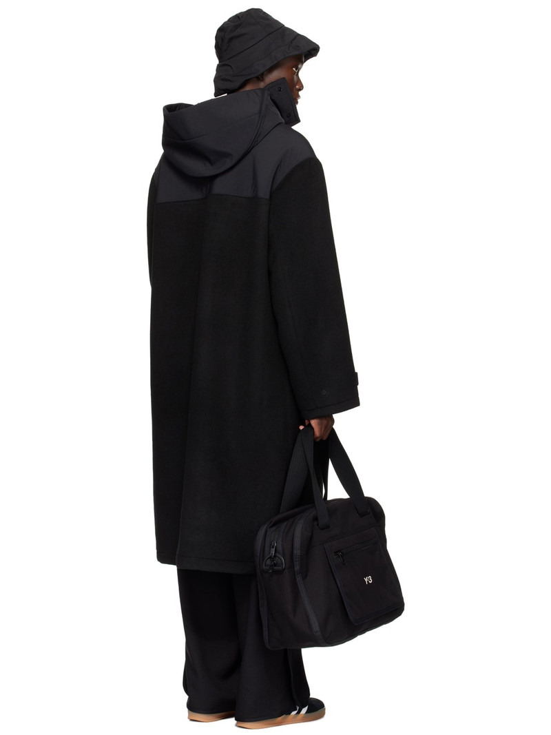 Black Paneled Coat 3