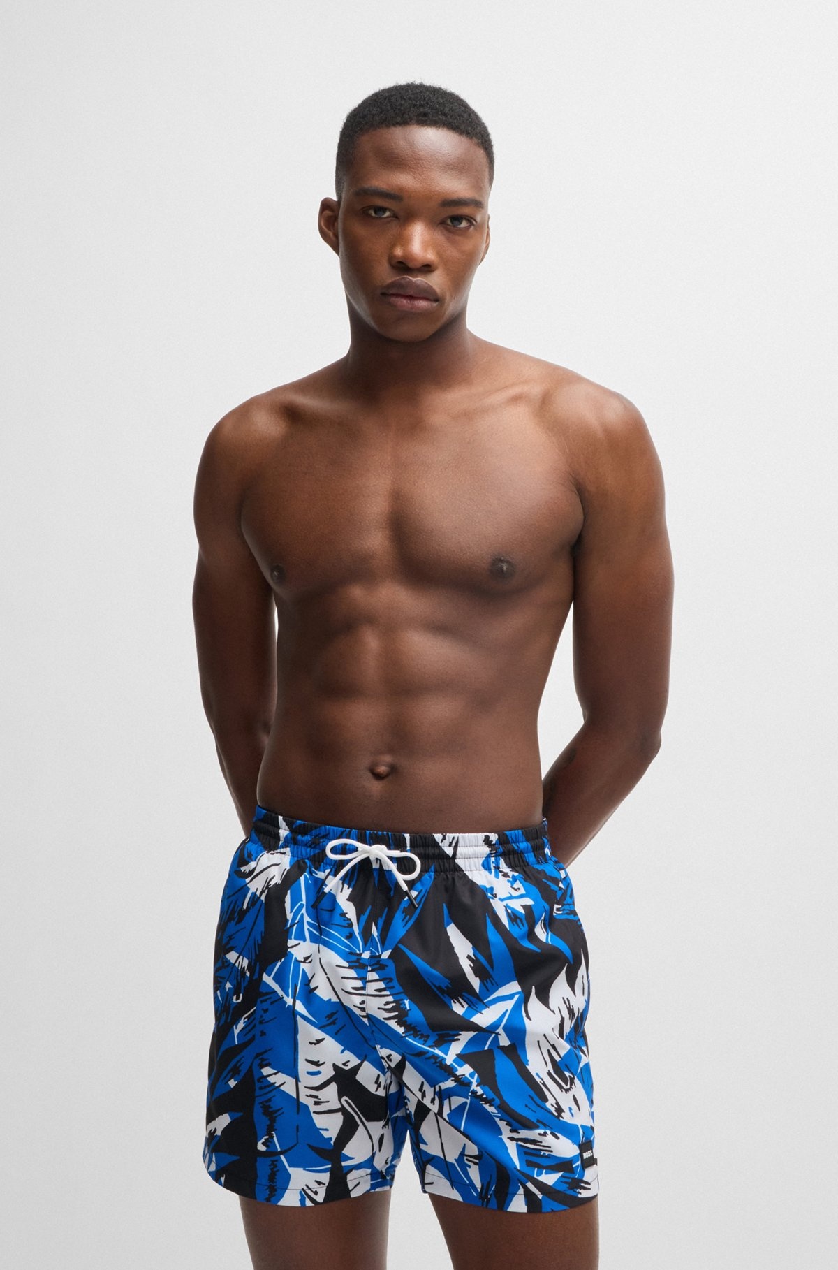 FULLY LINED SWIM SHORTS WITH SEASONAL PRINT - 2