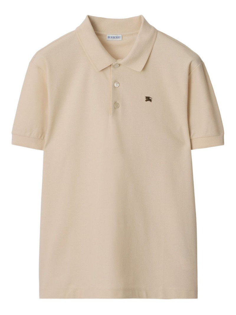 logo cotton polo shirt 1