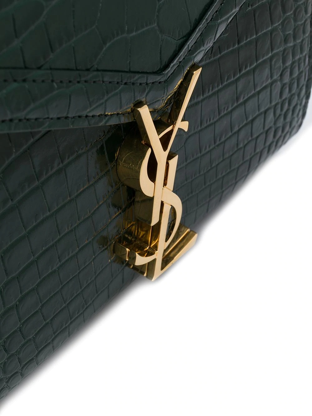 Cassandra croco-embossed shoulder bag - 4