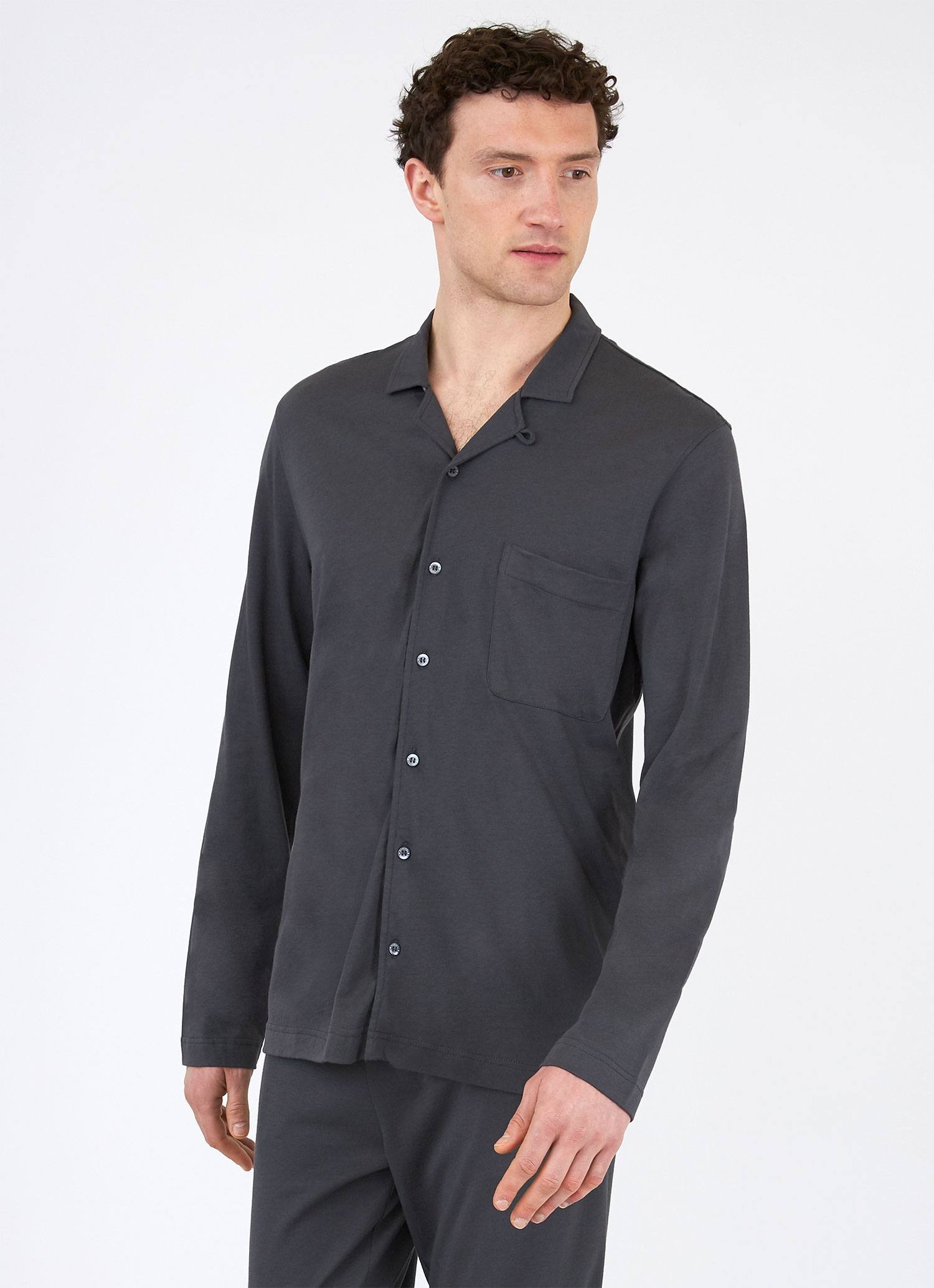 Cotton Modal Pyjama Shirt - 2