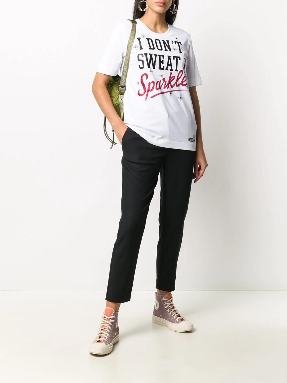 slogan-print cotton T-shirt - 2