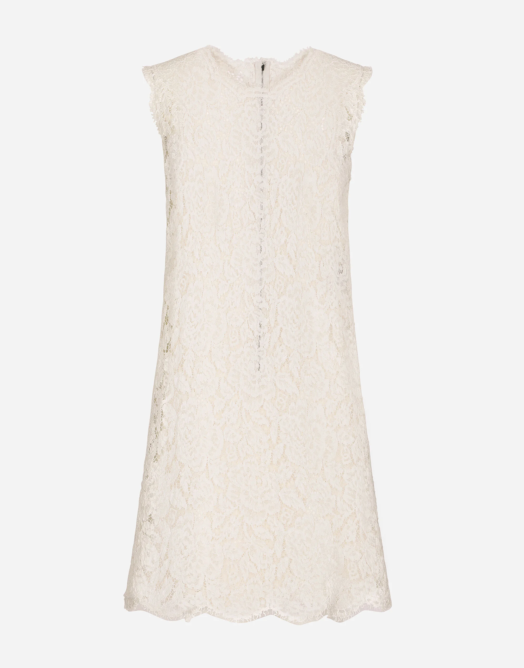 Lace dress with floral pattern - 1