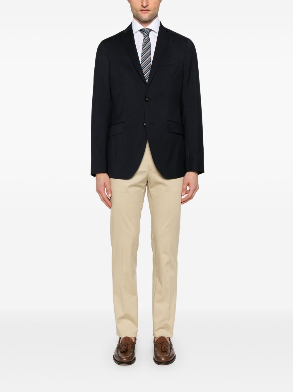 gabardine trousers - 2