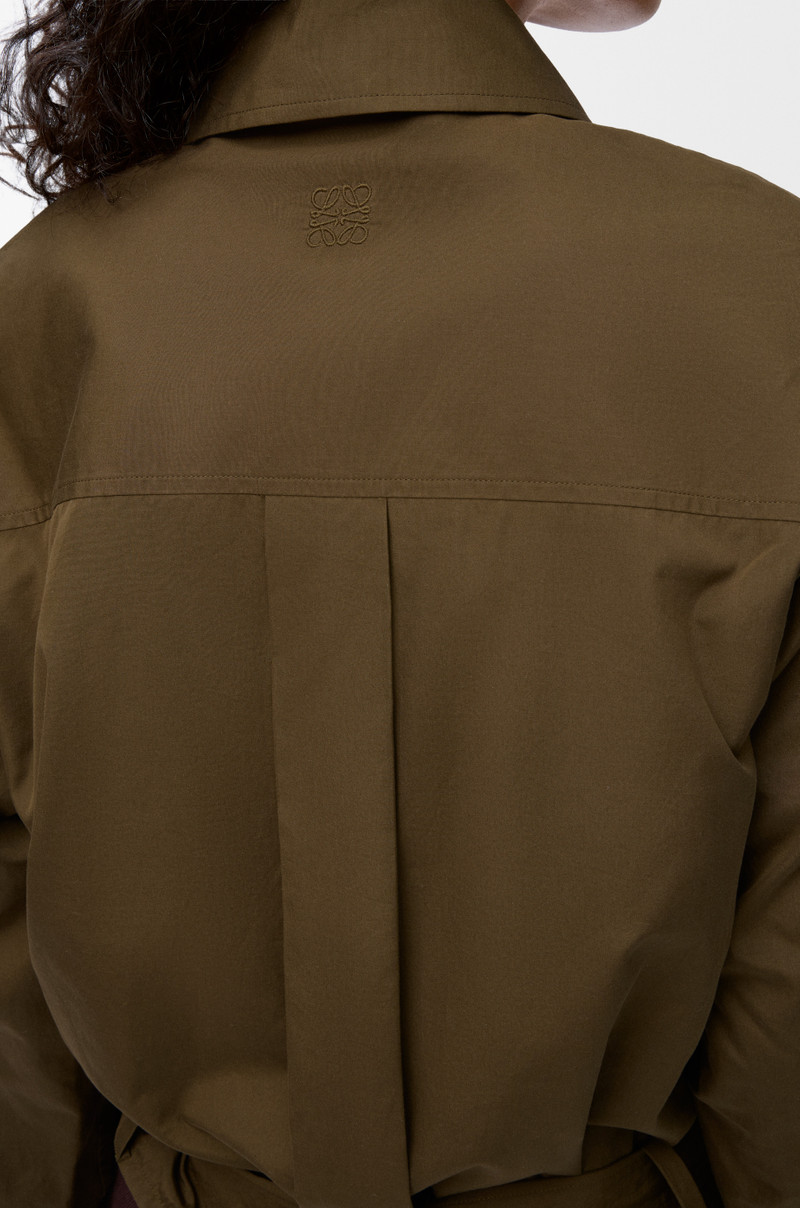 Draped shirt in cotton 5