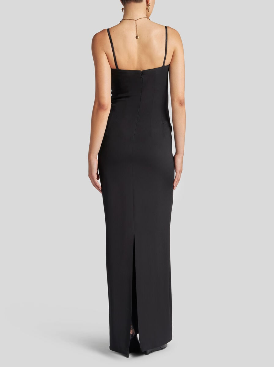 EMBROIDERED SILK DRESS - 4