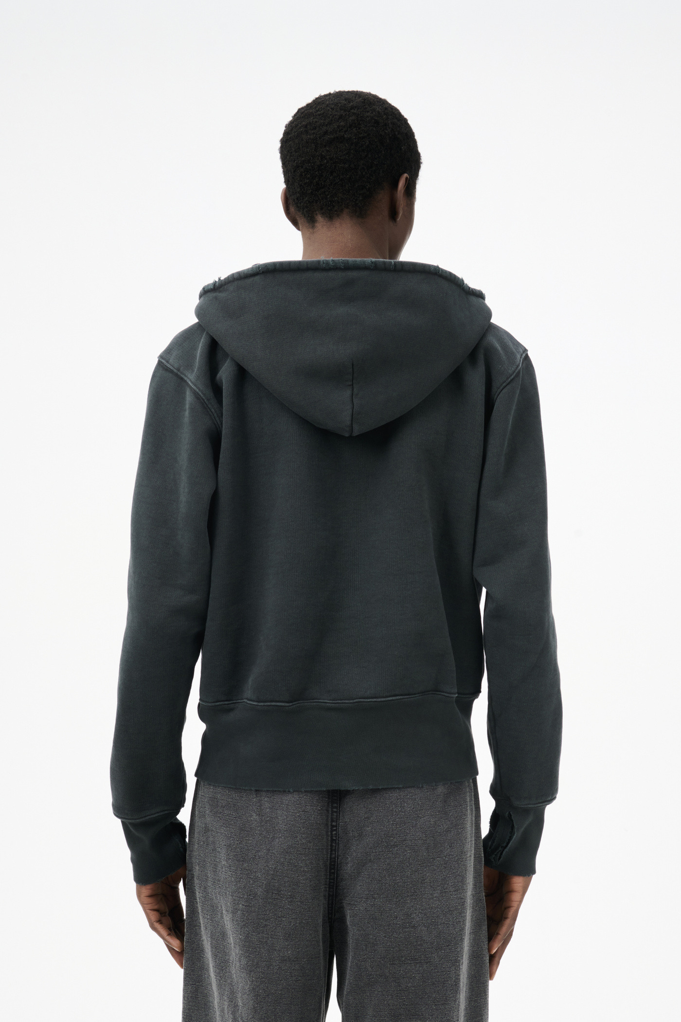 Relic Hood Pigment Black Hefty Fleece - 6