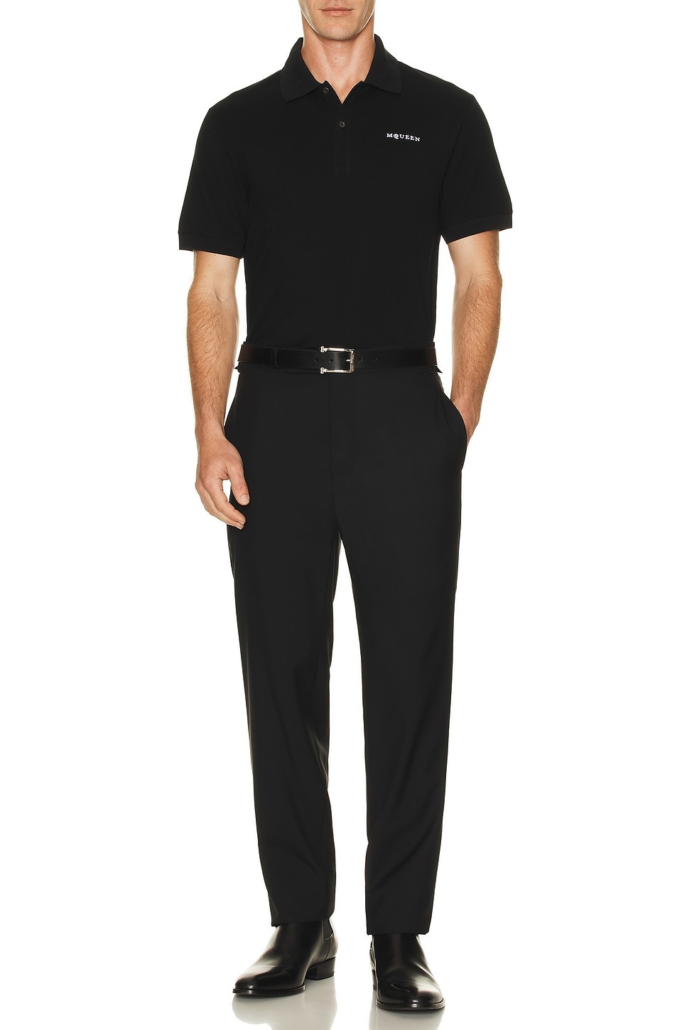 Logo Embroidered Polo - 5