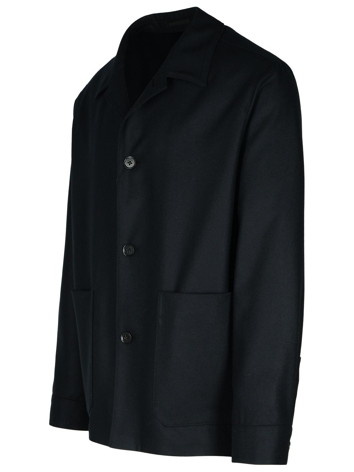 Zegna 'Drop 7' Black Wool Jacket Man - 2