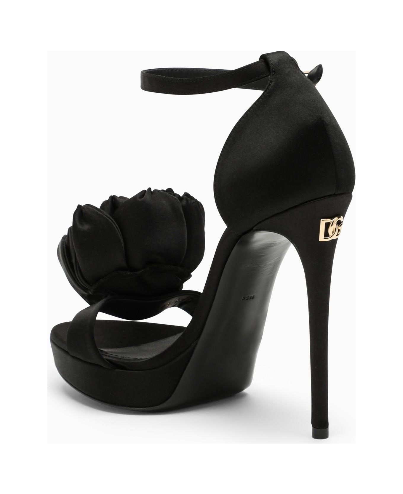 Satin High Sandal - 4