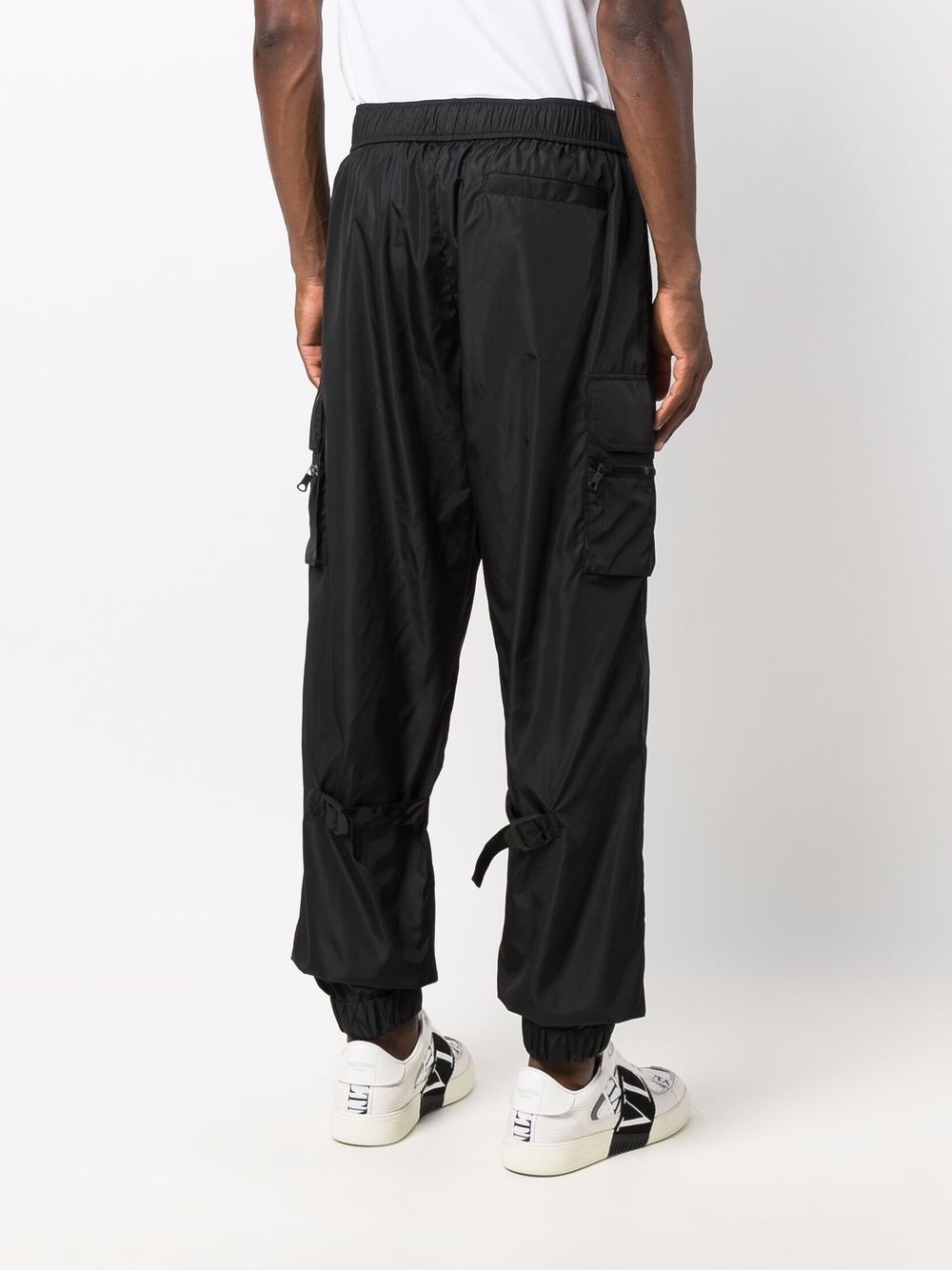 cargo-pocket track pants - 4