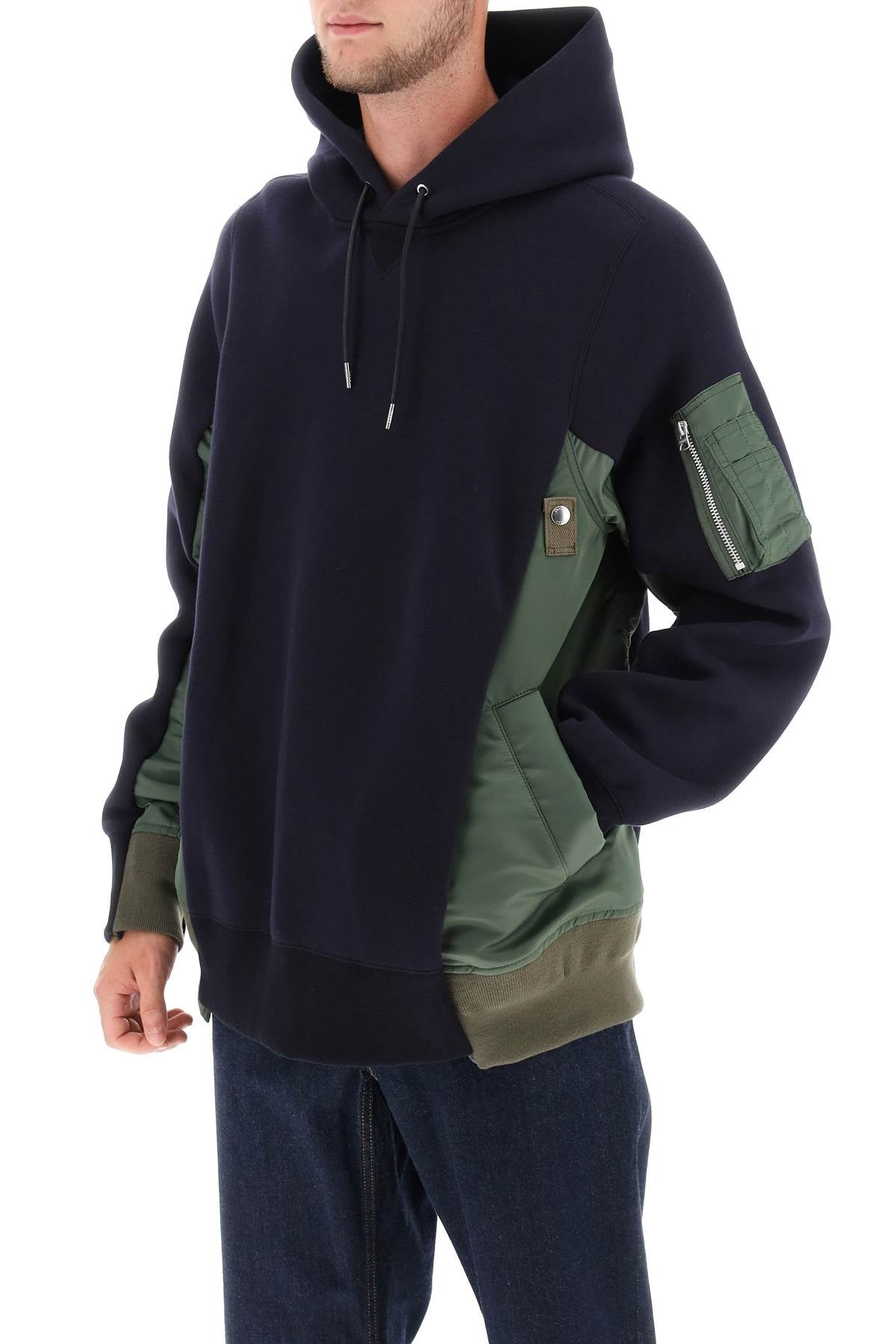 Sacai Sweatshirt With Contrasting Inserts Men - 4