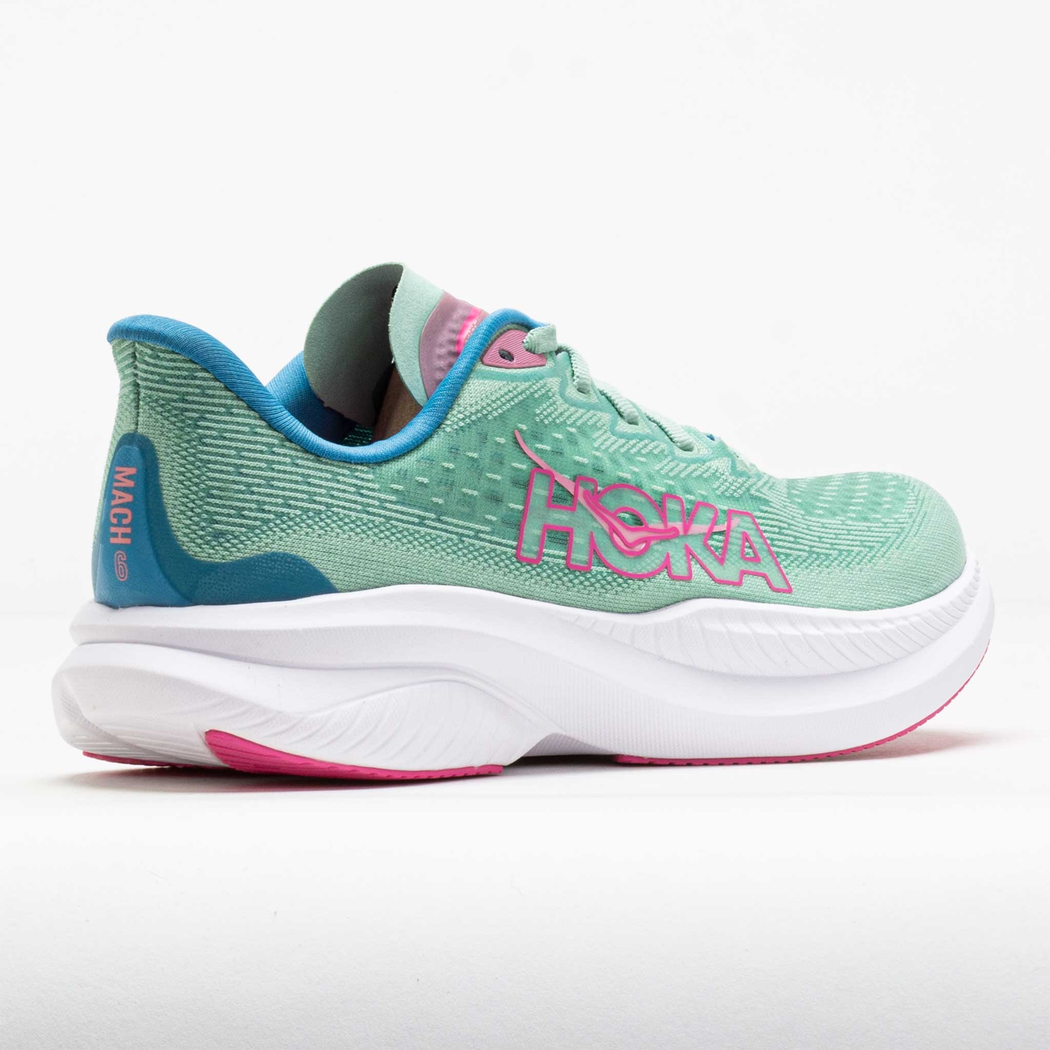 HOKA Mach 6 Women's Jadeite/Alpine Blue - 6