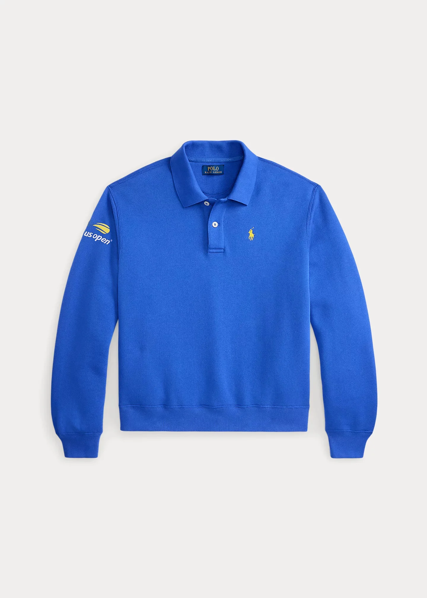 US Open Fleece Long-Sleeve Polo Shirt - 1
