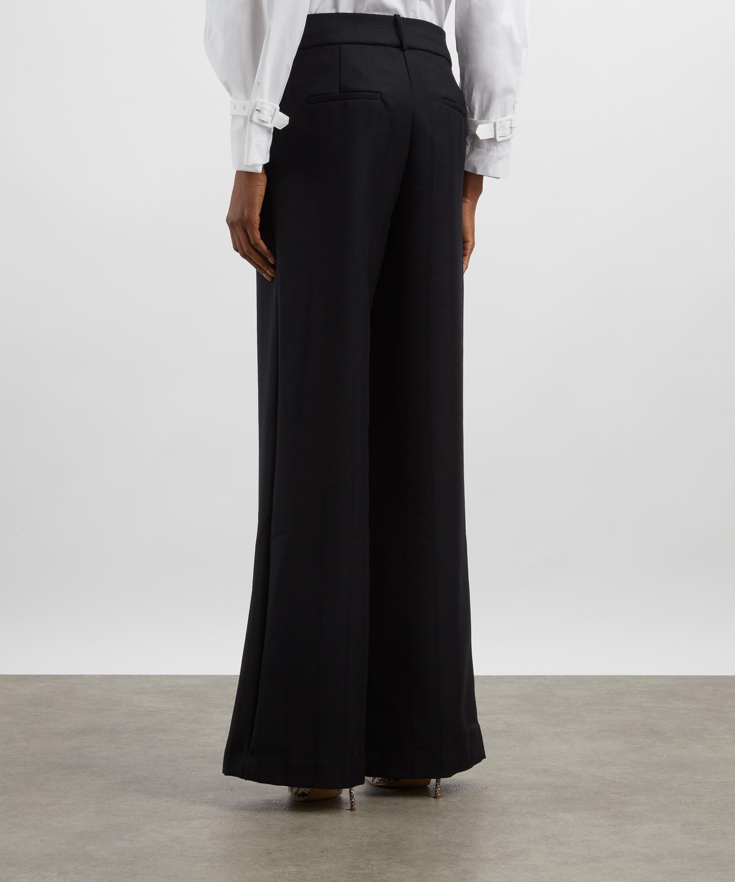 Beatrice Striped Wool Trousers - 4