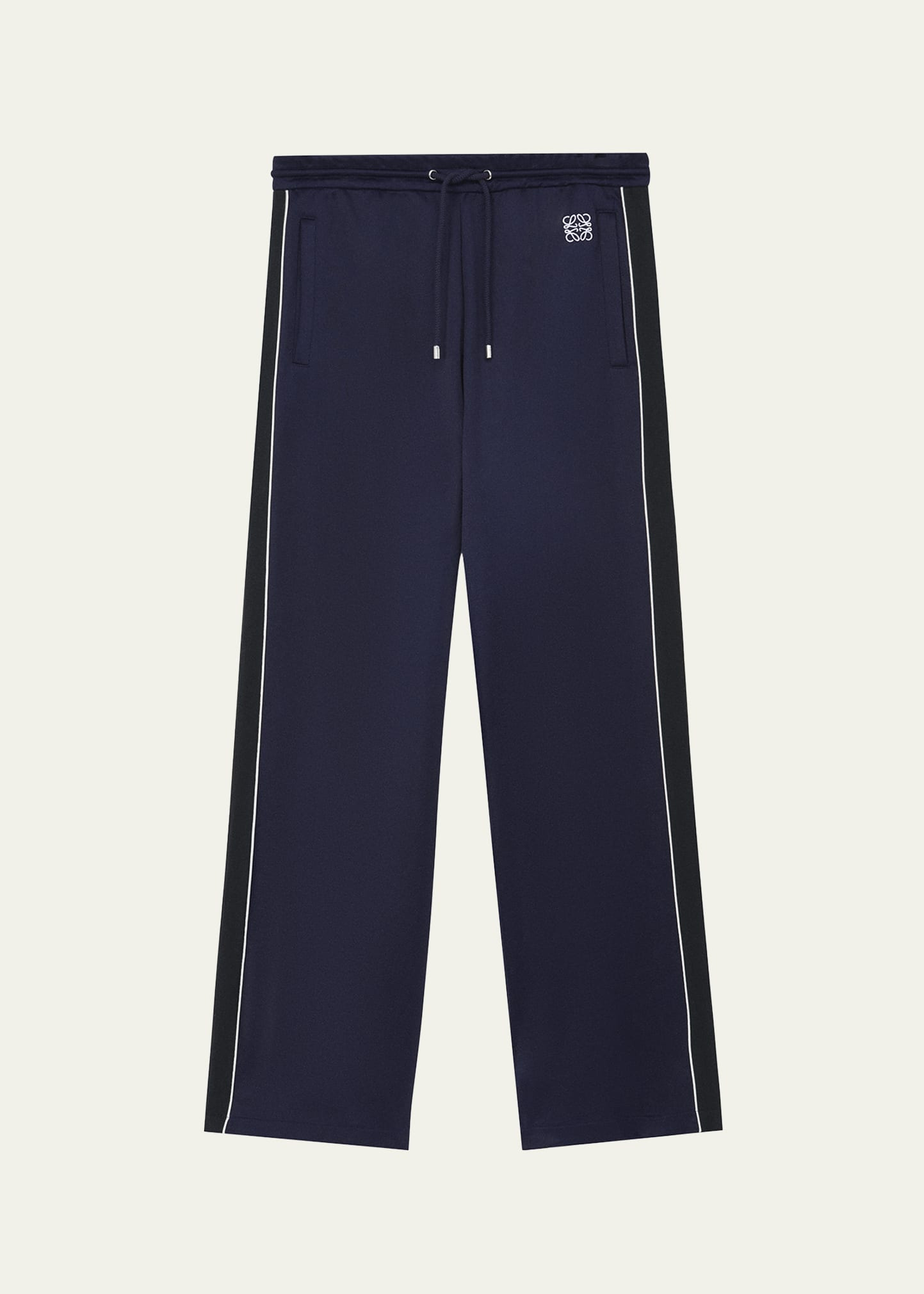 Men's Navy Technical Jersey Tracksuit Pants - 1