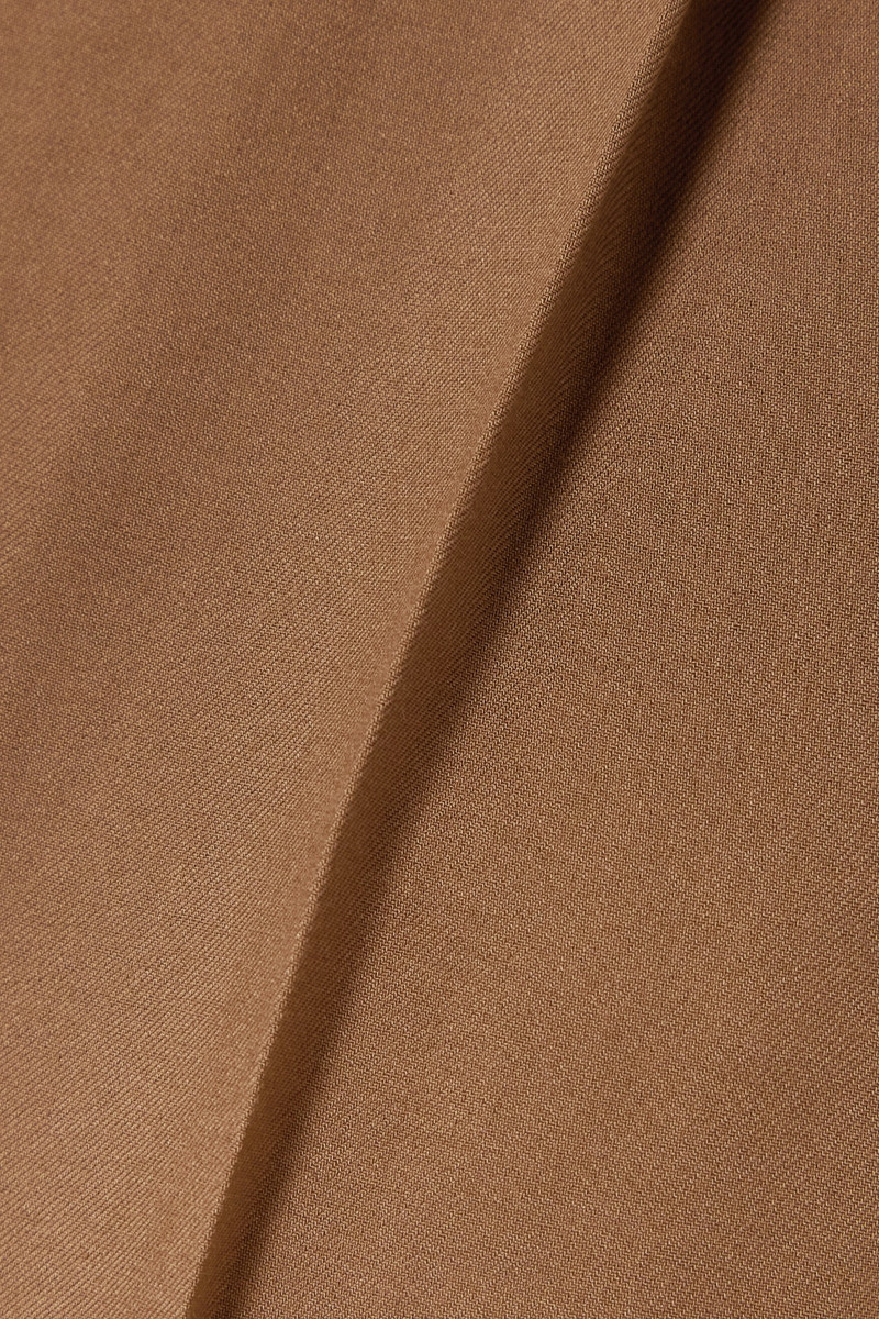 Pleated twill tapered pants 4