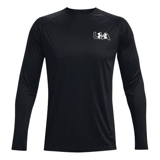 Under Armour Long Sleeve Velocity T-shirt 'Black' 1366783-001 - 1