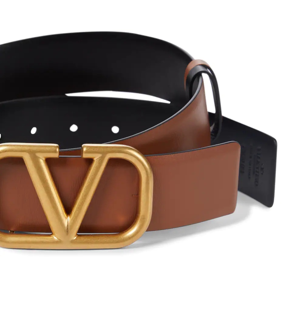 VLogo Signature 40 reversible leather belt - 3