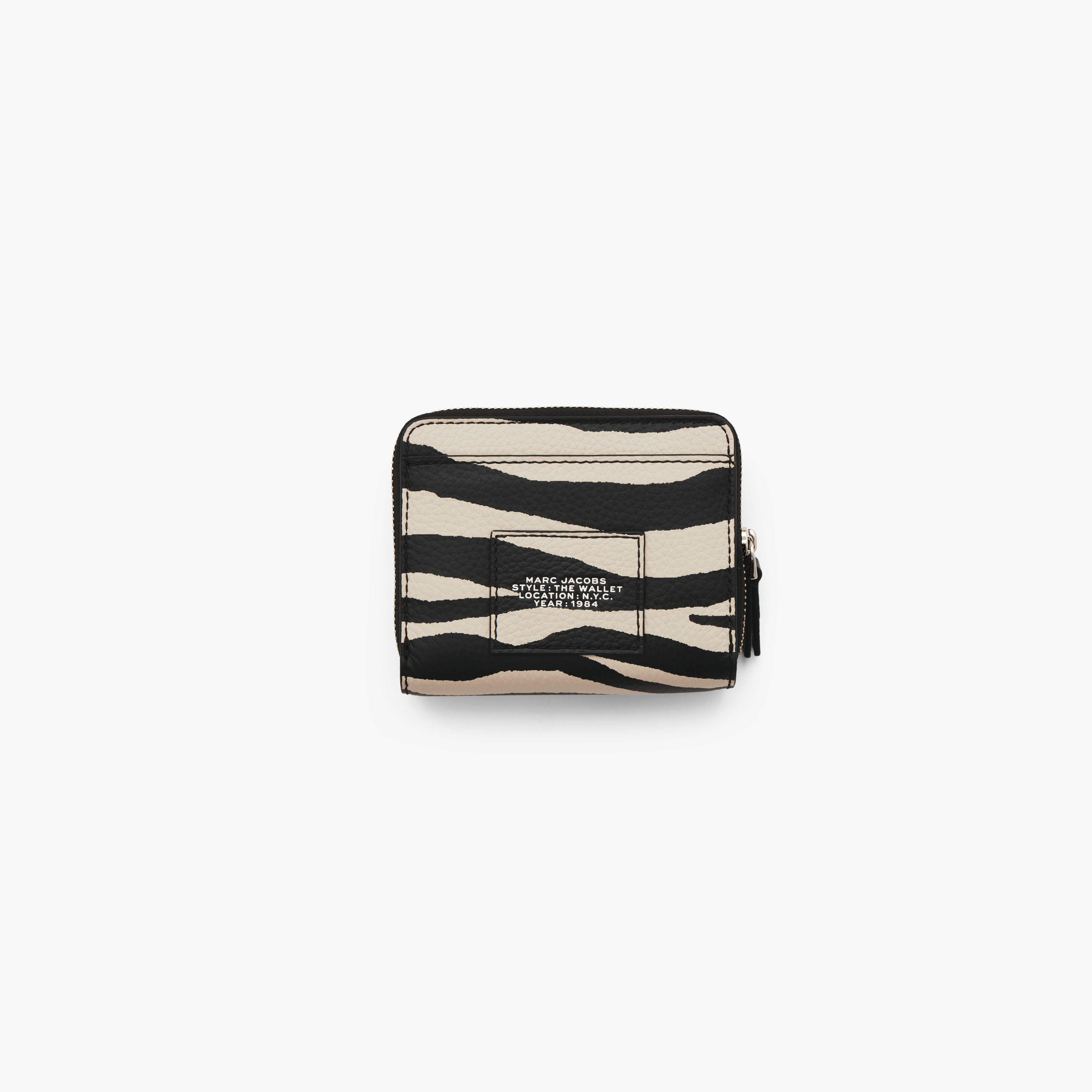 THE ZEBRA LEATHER MINI COMPACT WALLET - 3
