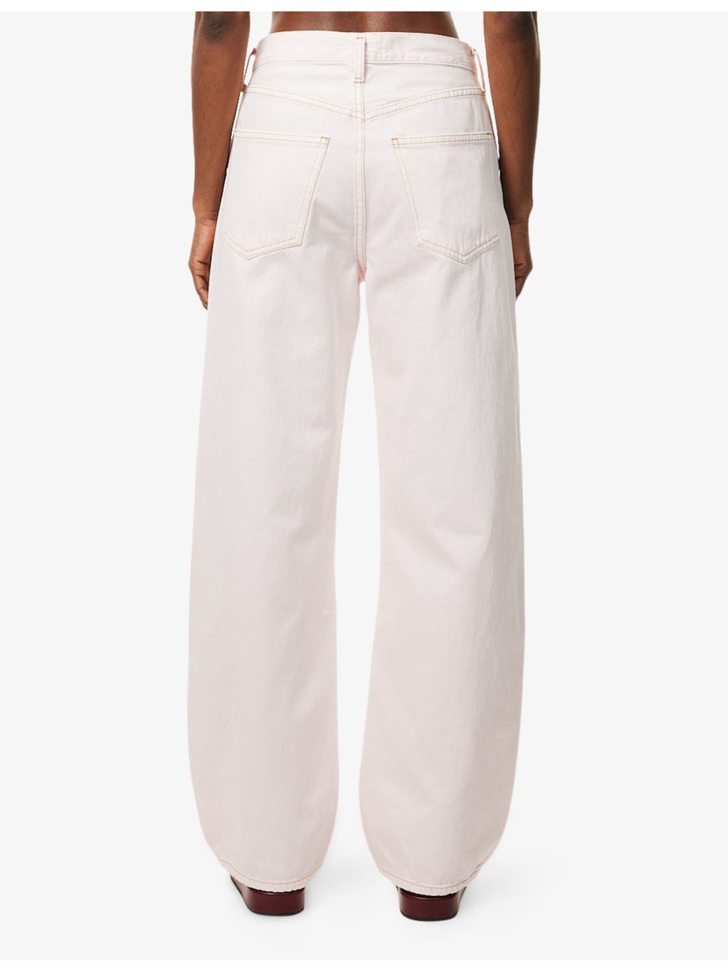 Low Curve Garment-Dyed Denim Jeans - 4