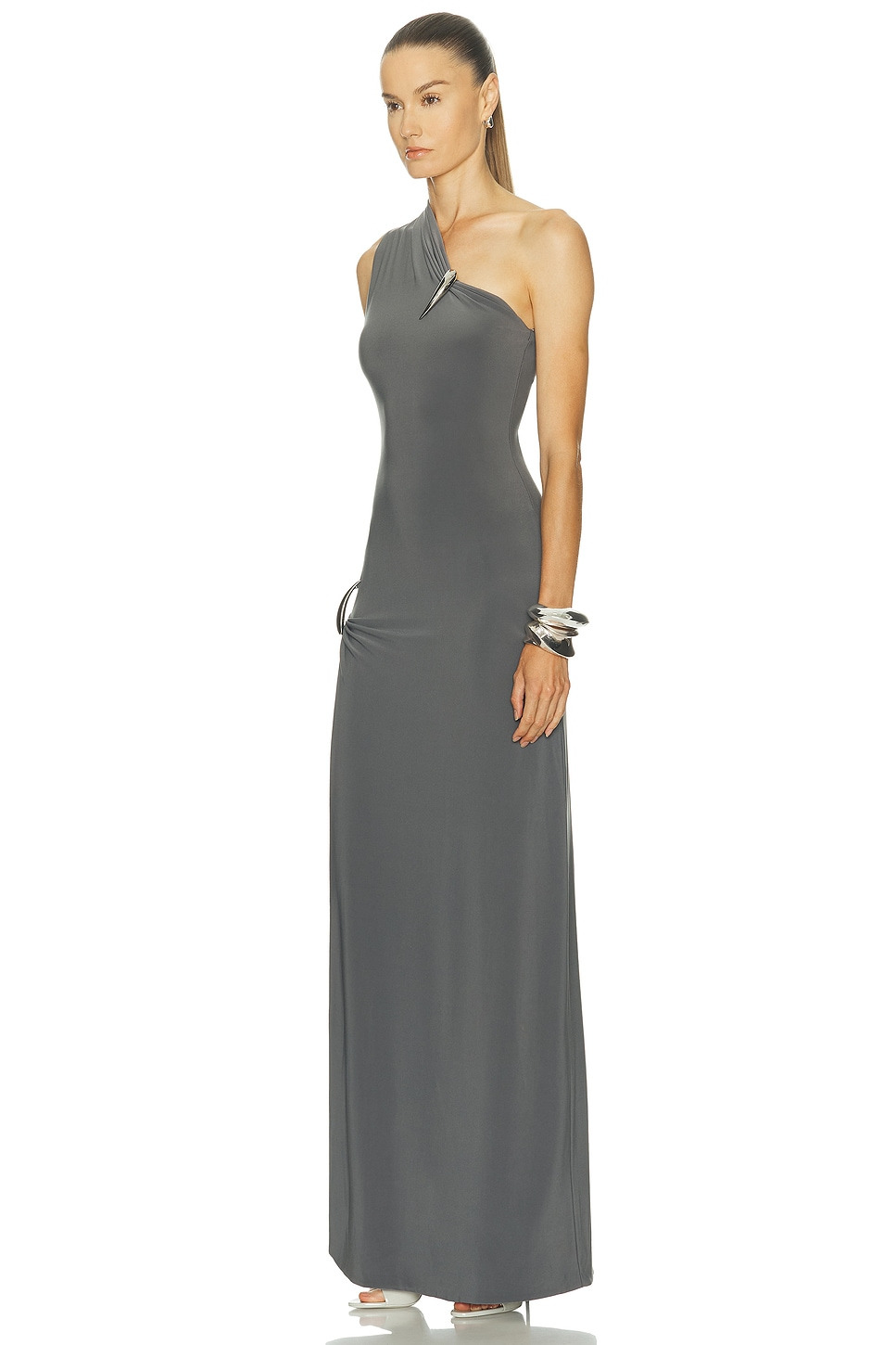 Claw One Shoulder Dress - 3