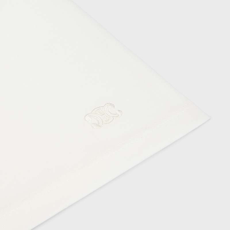 BOXY TRIOMPHE T-SHIRT IN COTTON JERSEY 4