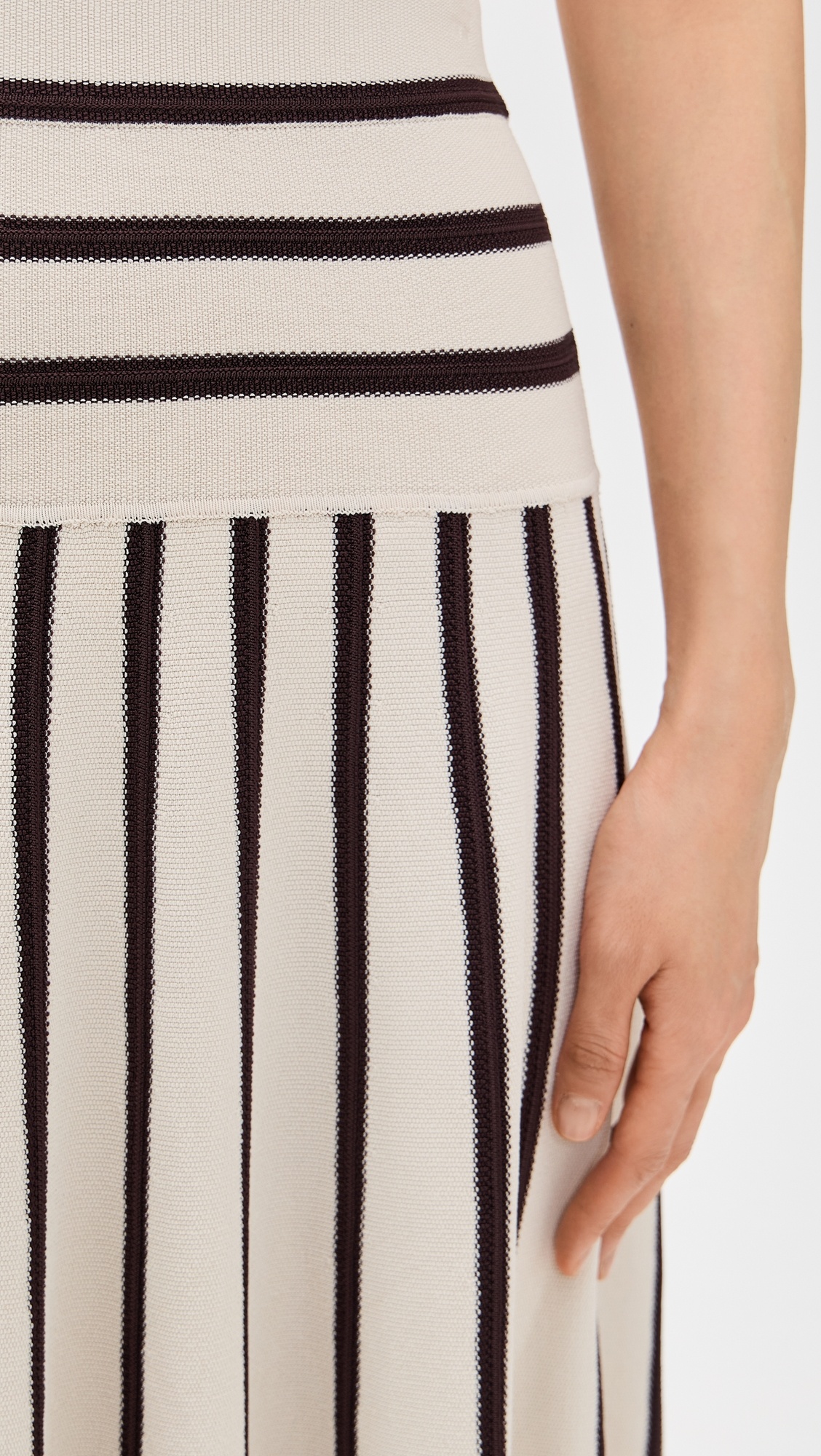 Illuminate Stripe Midi Skirt - 5