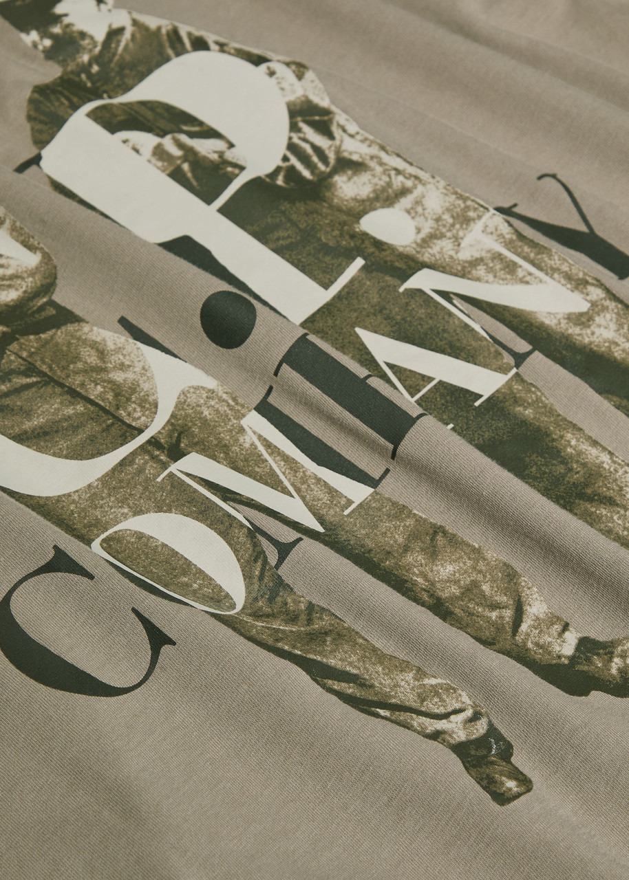 C.P. Company 30/1 Printed Cotton T-shirt - 5