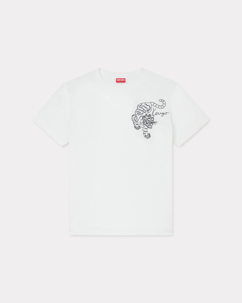 'KENZO Star Tiger' embroidered loose T-shirt - 1