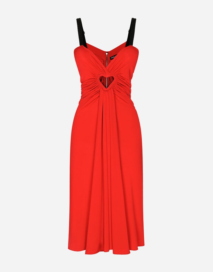 Midi organzine dress with heart - 3