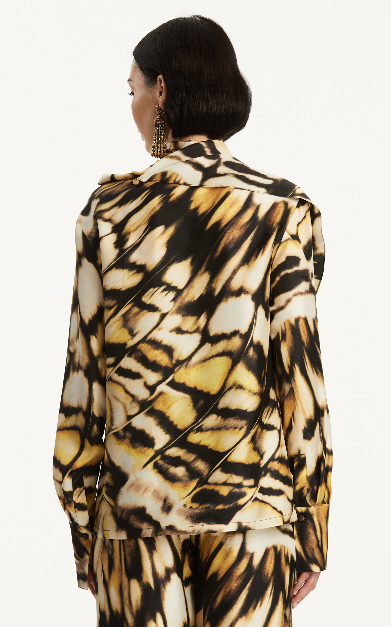 Silk Twill Top print - 7
